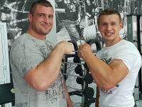 Mazurenko Challenge 2: Oleg Zhokh and Andrei Pushkar keep setting new records!  # Armwrestling # Armpower.net