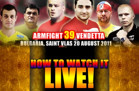 39th Armfight Vendetta Live! # Armwrestling # Armpower.net
