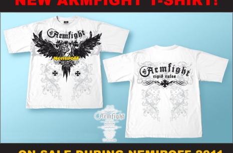 New ARMFIGHT T-shirts  # Armwrestling # Armpower.net