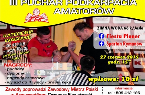 III Puchar Podkarpacia Amatorów # Armwrestling # Armpower.net