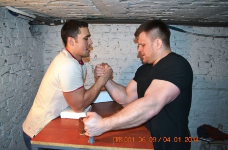 Training contest: Mroczkowski and Rishko - 3rd place # Armwrestling # Armpower.net