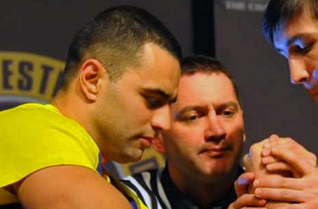 NEMIROFF WORLD CUP 2012 – RUSTAM BABAYEV MAKES A CLEAN BREAST OF HI! # Armwrestling # Armpower.net