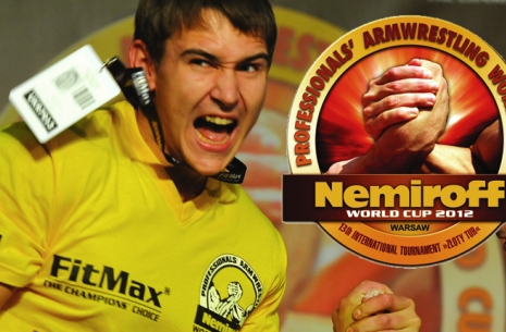 NEMIROFF WORLD CUP 2012 ARTEM TAYNOV – THE BOLD ANNOUNCEMENT # Armwrestling # Armpower.net