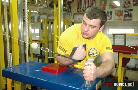 Grzegorz Nowak - przed Mistrzostwami Polski # Armwrestling # Armpower.net