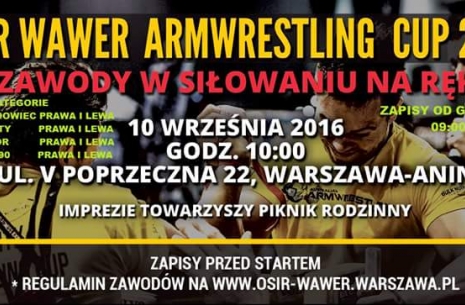 OSiR Wawer Armwrestling Cup 2016! # Armwrestling # Armpower.net