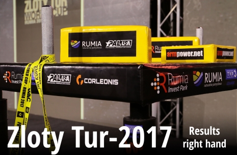 Zloty Tur-2017: right hand full results # Armwrestling # Armpower.net