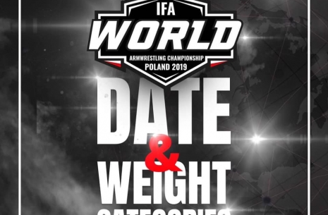 IFA Worlds weight classes # Armwrestling # Armpower.net