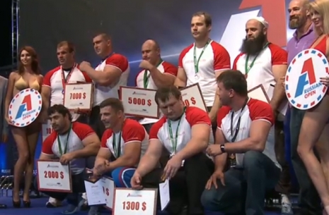 A 1 – Results, left hand # Armwrestling # Armpower.net