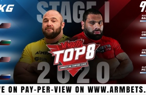 The first stage of Top 8 2020 will be held in Ukraine! # Armwrestling # Armpower.net