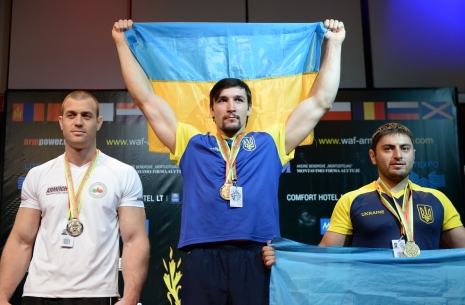 Golden double of Evgeniy Prudnyk # Armwrestling # Armpower.net