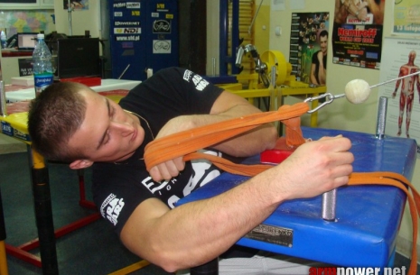 Dariusz Muszczak – moje przygotowania do zawodów. # Armwrestling # Armpower.net
