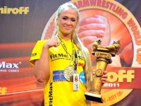 Sarah Backman AFTER Nemiroff 2011 and BEFORE the Worlds 2011 # Armwrestling # Armpower.net