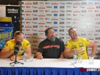 Press Conference. What’s so funny Neil? # Armwrestling # Armpower.net