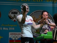 Marlena Wawrzyniak wins gold in Baku! # Armwrestling # Armpower.net
