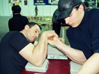 Alexey Voevoda at a sports fair # Armwrestling # Armpower.net