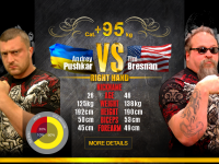 Tim Bresnan vs Andrey Pushkar - video # Armwrestling # Armpower.net