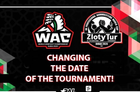 CHANGING THE DATE OF THE TOURNAMENT! # Armwrestling # Armpower.net
