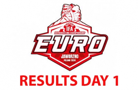 EURO ARM RESULTS DAY 1 # Armwrestling # Armpower.net