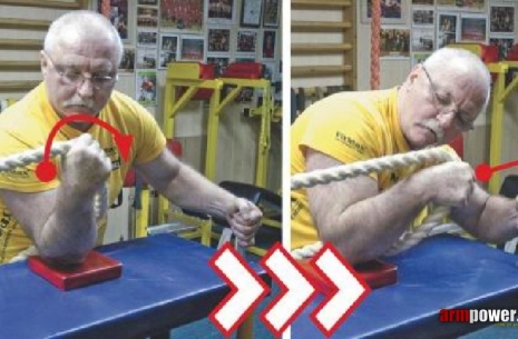 Andrzej Głąbała – unusual armwrestling training! # Armwrestling # Armpower.net